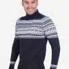 Turtleneck Black Alpaca Sweater for Men
