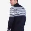 INTI0004 FAIR ISLE SWEATER FOR MEN KNITTED IN ALPACA WOOL - TURTLENECK ALPACA JUMPER FOR WINTER SEASON