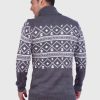 Turtleneck Gray Alpaca Sweater for Men
