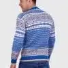 Soft Sky Blue Alpaca Sweater-for-men