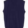 INTI ALPACA Blue Alpaca Vest for Men All year around