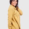 Yellow Alpaca Cardigan Sweater for Women