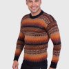 Crewneck Alpaca Sweater for men “Raymi”