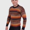 Crewneck Alpaca Sweater for men “Raymi”