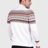Turtleneck White Alpaca Sweater for Men