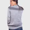 Pearl River Gray Hand Knit Alpaca Sweater for Women