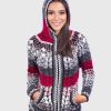 Women’s Hoddie Pink Soft Alpaca Sweater