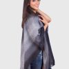 V neck Gray Soft Alpaca Poncho “Sami”