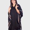 Collar Black Soft Alpaca Poncho “Unay”