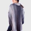 Collar Gray Soft Alpaca Poncho “Killay”