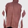Hoddie Brown Soft Alpaca Poncho “Samin”