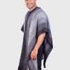 V neck Gray Soft Alpaca Poncho “Yaku”