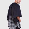 Black Soft Genuine Alpaca Poncho for Men “Inti”