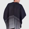 Black Soft Genuine Alpaca Poncho for Men “Inti”