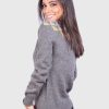 Gray Alpaca Sweater for Women