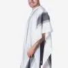 INTI ALPACA Poncho for Men in Alpaca Wool with V Neck Austin