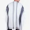 INTI ALPACA Poncho for Men in Alpaca Wool with V Neck Austin