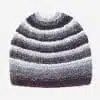 INTI ALPACA Hand Knitted Alpaca Hat for Women - Shades of Blue -Winter Gift - INTI0142