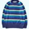 Kid Boy Blue Soft Alpaca Sweater