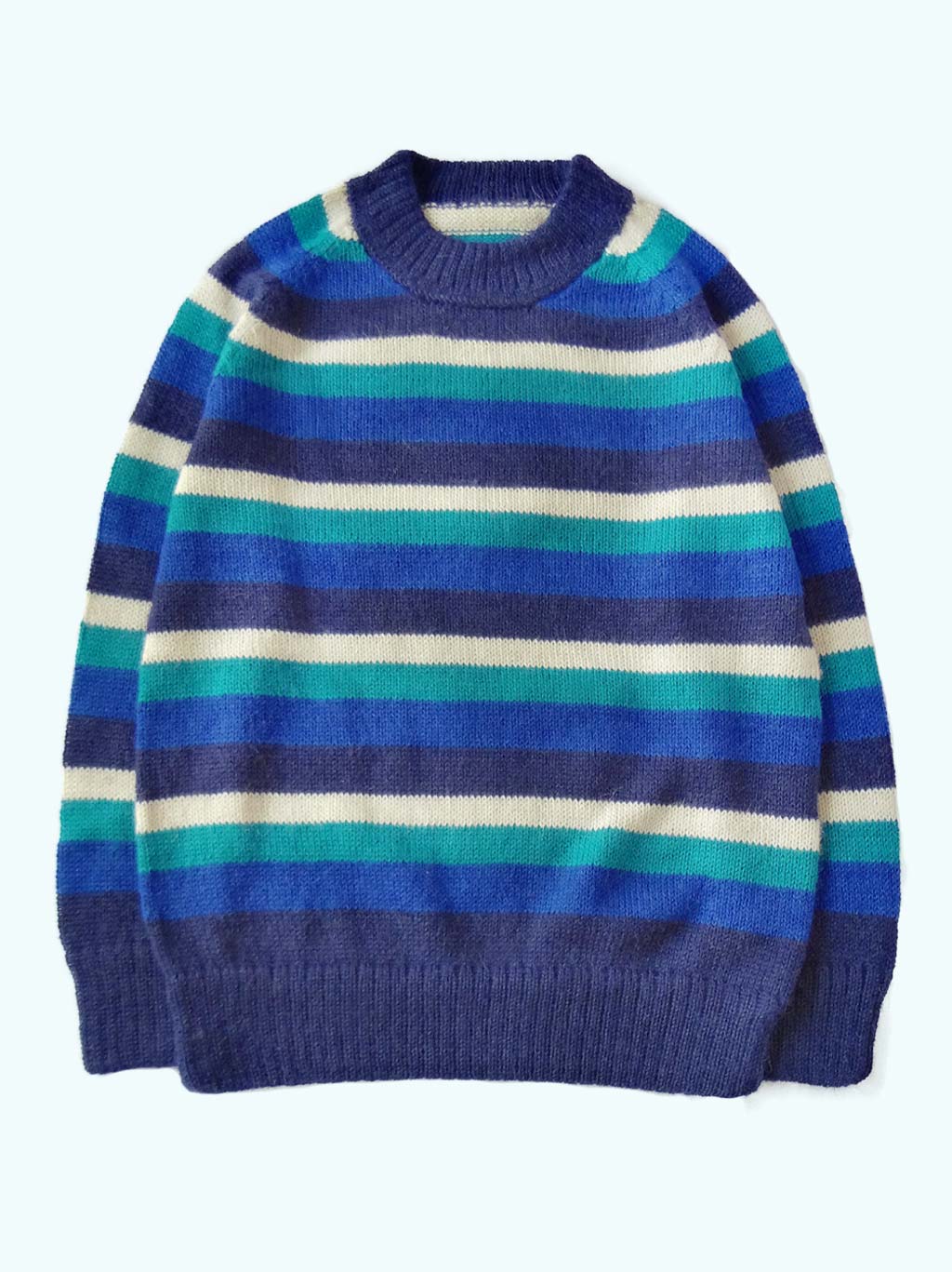 Kid Boy Blue Soft Alpaca Sweater - Inti Alpaca - Alpaca - Clothing