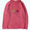 Kid Girl Punch Soft Alpaca Sweater