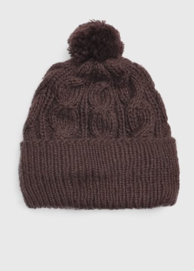 Hand Knit Soft Alpaca Hat “Pampas”