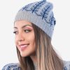 INTI ALPACA Alpaca Hat for Women in Gray Alpaca Wool - Winter Beanie Hat