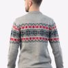 INTI0204 Intialpaca mens winter sweater knit in genuine alpaca wool
