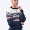 INTI0209 Intialpaca Mens Alpaca wool Sweater with crew neck New York