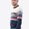 INTI0209 Intialpaca Mens Alpaca wool Sweater with crew neck New York