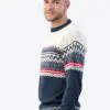 INTI0209 Intialpaca Mens Alpaca wool Sweater with crew neck New York