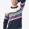 INTI0209 Intialpaca Mens Alpaca wool Sweater with crew neck New York