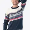INTI0209 Intialpaca Mens Alpaca wool Sweater with crew neck New York