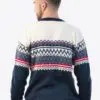 INTI0209 Intialpaca Mens Alpaca wool Sweater with crew neck New York