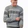 INTI0214 Warm & Lightweight Men’s Sweater – Alpaca Wool Crew Neck