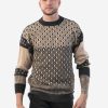 INTI0217 Crewneck Alpaca Sweater for Men