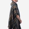 INTI ALPACA Men's Hooded Poncho - Winter Cape in Alpaca Wool - Artisan Crafted in Peru