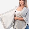 INTI0246 REVERSIBLE SHAWL RUANA FOR WOMEN YUKON