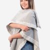 INTI0246 REVERSIBLE SHAWL RUANA FOR WOMEN YUKON