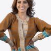 INTI0252 Intialpaca Handmade Alpaca Cardigan for Women Autumn