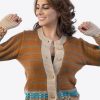 INTI0252 Intialpaca Handmade Alpaca Cardigan for Women Autumn