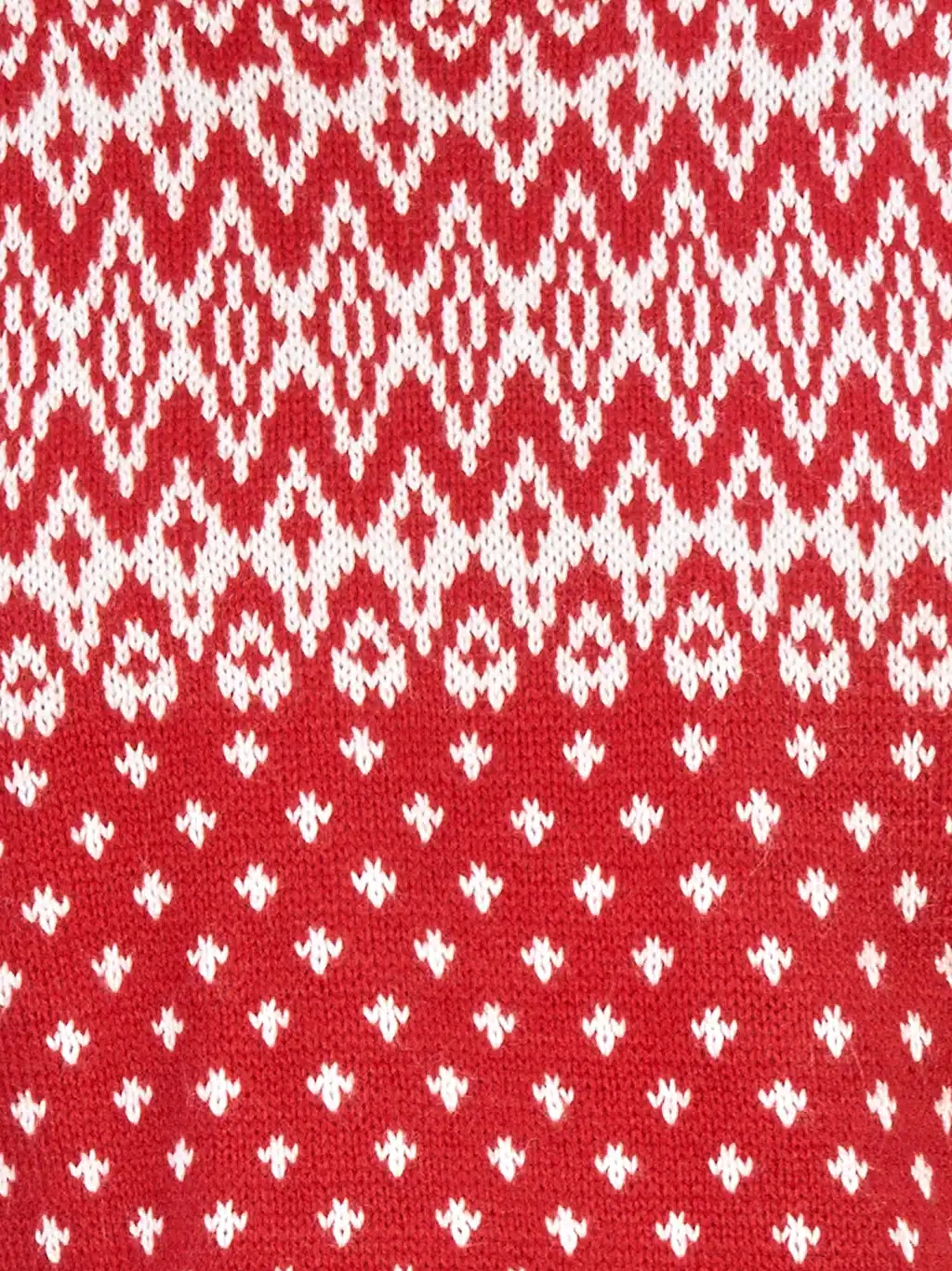 INTI0306 INTI ALPACA-RED AND WHITE CREWNECK SOFT ALPACA SWEATER FOR-MEN CHRISTMAS PULLOVER