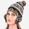 INTI0383 ALPACA PERUVIAN HAT - HAND KNITED CAP -WONDERFUL TRADITIONAL CHULLO