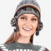 INTI0383 ALPACA PERUVIAN HAT - HAND KNITED CAP -WONDERFUL TRADITIONAL CHULLO
