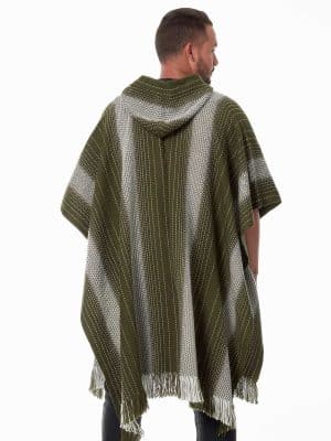 Gamboa Heren Poncho Poncho Mannen Mexicaanse Poncho Heren Jassen Heren Winter Jassen Hooded Deken Alpaca Wol