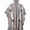 INTI0515 INTI ALPACA Alpaca Hooded Poncho for Men - Hippie Cloak Cape with hood - Andean Traditional Serape knitted with alpaca wool