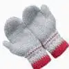 INTI0533 INTI ALPACA Christmas Alpaca Mittens for Women - Winter Gloves Handmade in Alpaca Wool