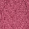 INTI0537 INTI ALPACA Handmade Beanie Hat-for Women Warm and Soft Wool Hat for Winter - Cerise pink beanie fow winter season